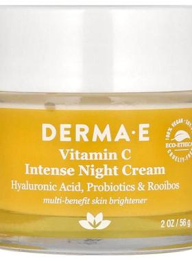 DERMA E,维生素 C 深层晚霜，2 盎司（56 克）