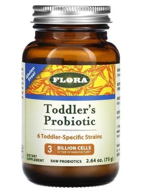 Flora,幼儿益生菌，30 亿，2.64 盎司（75 克）