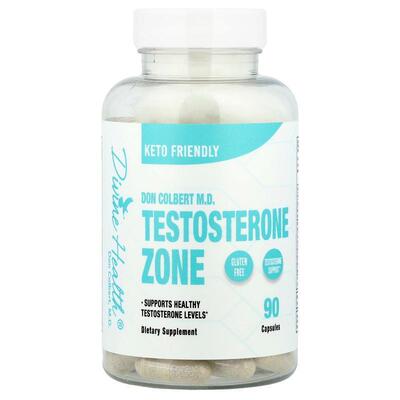 Divine Health,Don Colbert M.D. Testosterone Zone，90 粒胶囊