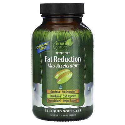 爱乐能,Triple-Diet Fat Reduction+ Max Accelerator，72 粒液体