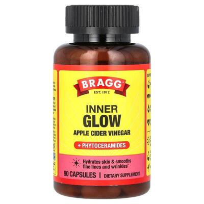 布拉格,Inner Glow, Apple Cider Vinegar + Phytoceramides, 90