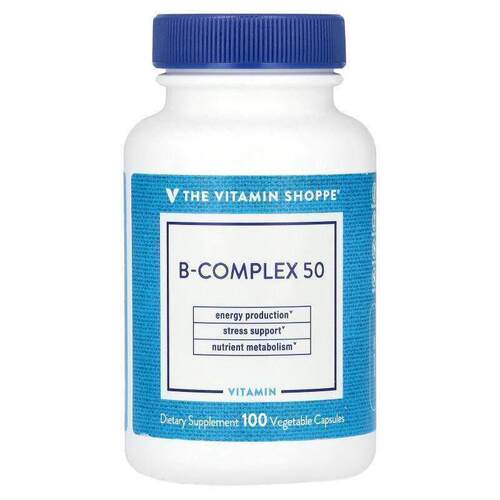 The Vitamin Shoppe,B-Complex 50, 100 Vegetable Capsules