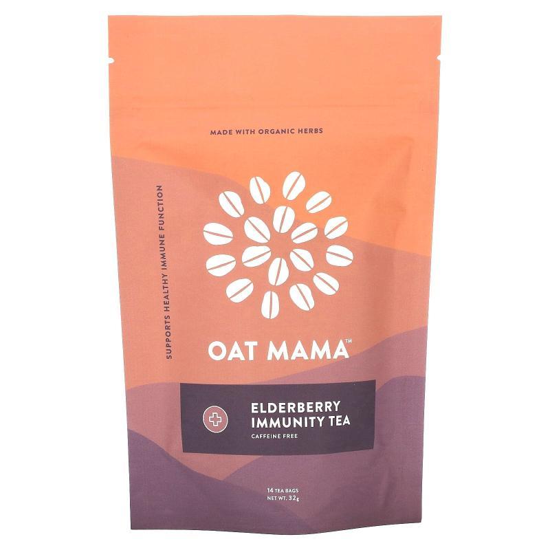 Oat Mama,Elderberry Immunity Tea, Caffeine Free