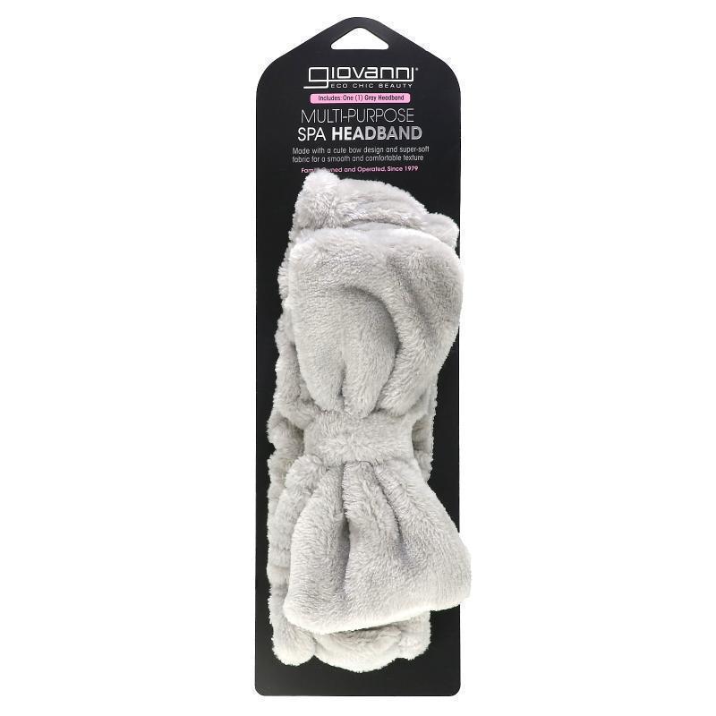 乔凡尼,Multi-Purpose  Spa Headband, Gray, 1 Headband