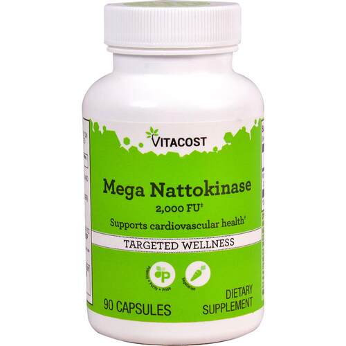 Vitacost,Mega Nattokinase, 2000 FU, 90 Capsules