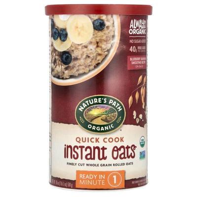 Nature's Path,Organic Quick Cook Instant Oats, 18 oz (510 g)