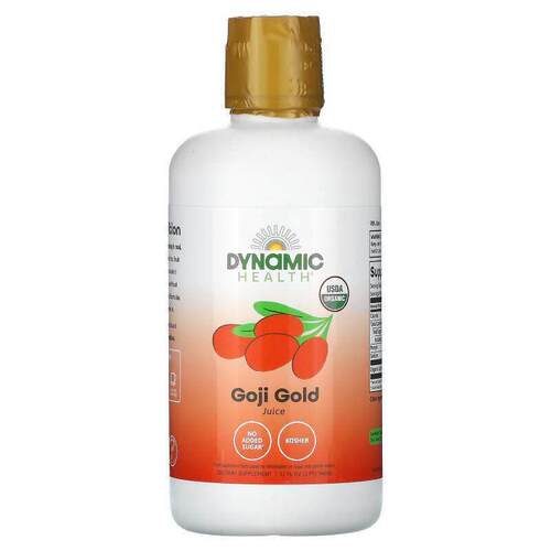 Dynamic Health,Certified Organic Goji Gold, 全 Juice