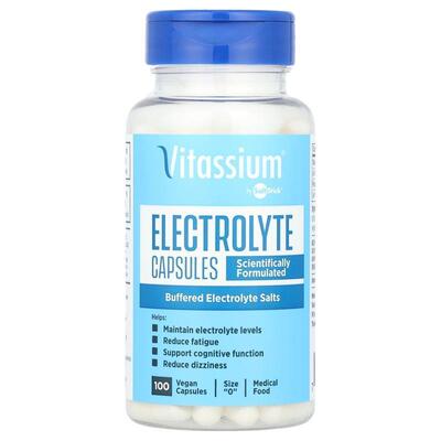 Vitassium,Salt Stick®，电解质胶囊，100 粒全素胶囊