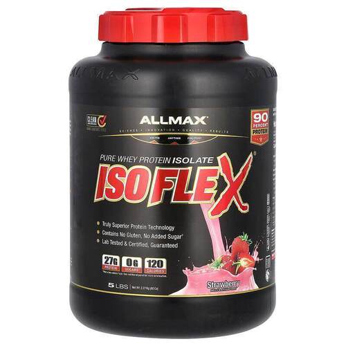 ALLMAX天然分离乳清蛋白粉纯乳清蛋白质粉增肌粉瘦人运动