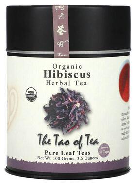 The Tao of Tea,Organic Hibiscus Herbal Tea, Caffeine free, 3