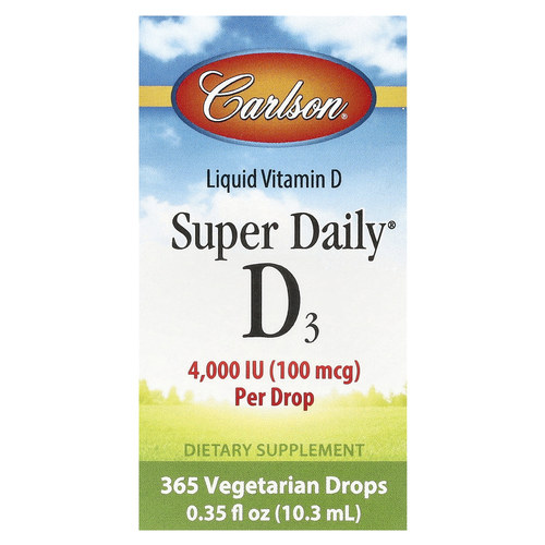 Carlson 超级每日维生素 D3 滴剂
