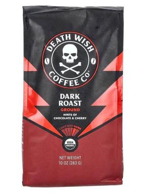 Death Wish Coffee,Ground, Dark Roast, 10 oz (283 g)
