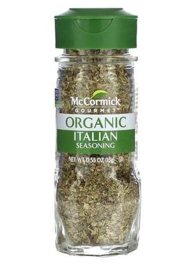 McCormick Gourmet,有机，意大利调味，0.55盎司（15克）