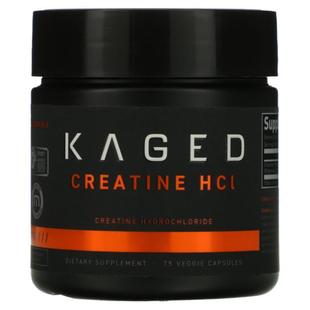 Kaged,Creatine HCl, 75 Veggie Capsules