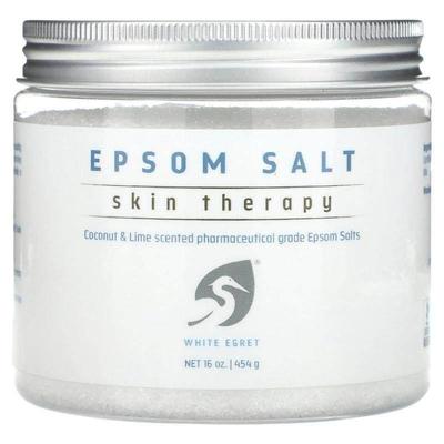 White Egret Personal Care,Epsom Salt, Skin Therapy, Coconut