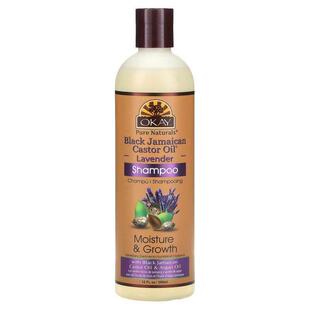 Okay Pure Naturals,Black Jamaican Castor Oil, Shampoo, Laven