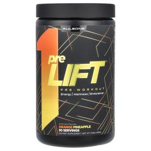 preLIFT Pre Workout Rule Pineapple Proteins Orange One