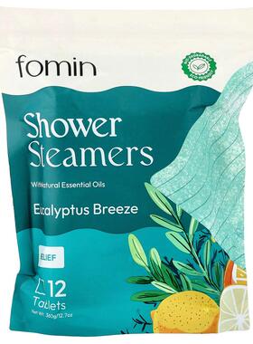 fomin,Shower Steamers, Eucalyptus Breeze, 12 Tablets, 12.7 o