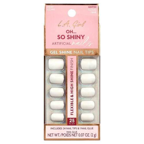 洛杉矶女孩,Oh So Shiny Artificial Nails, Gel Shine Nail Tips