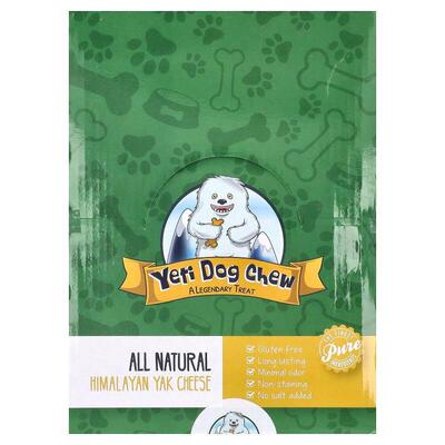 Yeti Dog Chew,Himalayan Yak Cheese, For Dogs, Large, 3 lbs