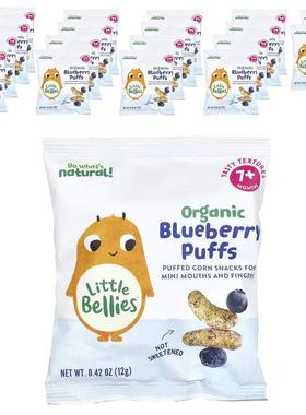 Little Bellies有机苹果肉桂膨化玉米零食7个月以上宝宝零食