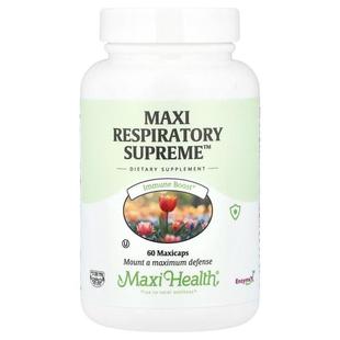 Maxi Health,Maxi Respiratory Supreme™，60 粒 MaxiCaps
