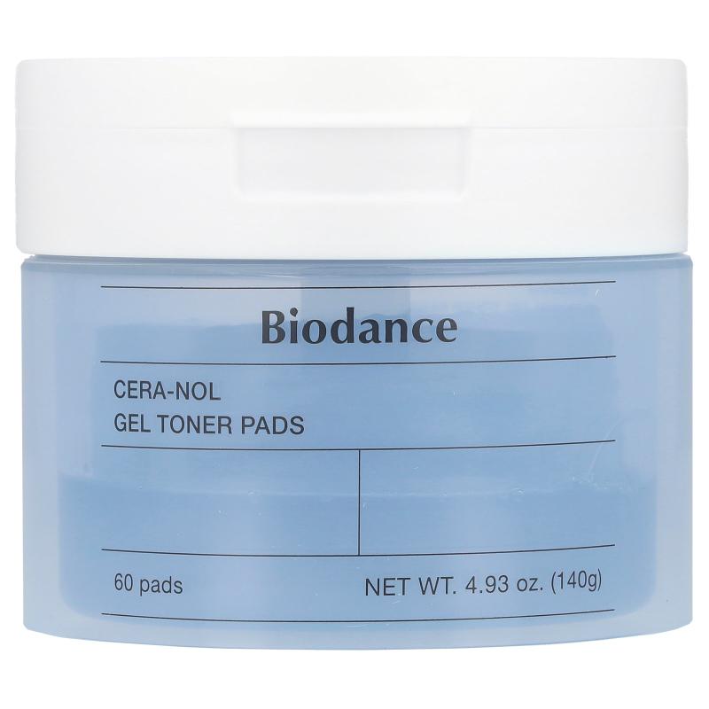 Biodance,Cera-Nol 凝胶爽肤水棉片,60 片,4.93 盎司(140 克)