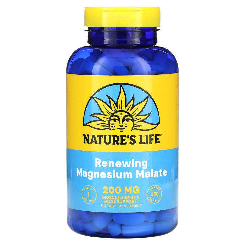 Nature's Life,苹果酸镁，1300 毫克，250 片