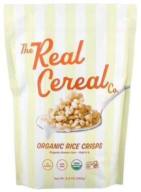 The Real Cereal Co,Organic Rice Crisps, 8.4 oz (240 g)