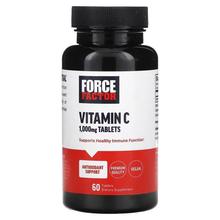 Force Factor,Vitamin C, 1,000 mg, 60 Tablets