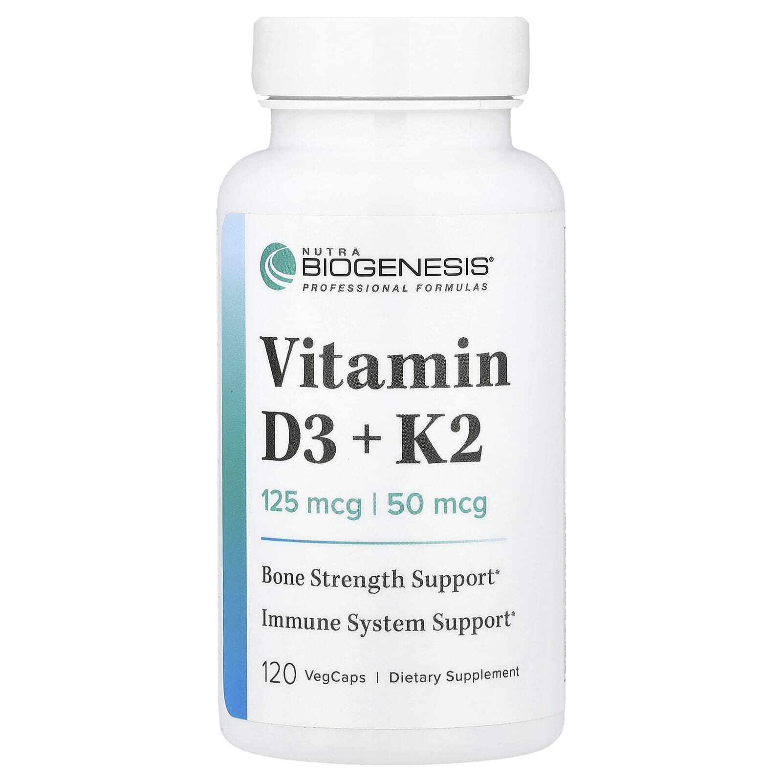 Nutra BioGenesis维生素D3+K2维生素 D3 与 K2早间恬静惬意相伴