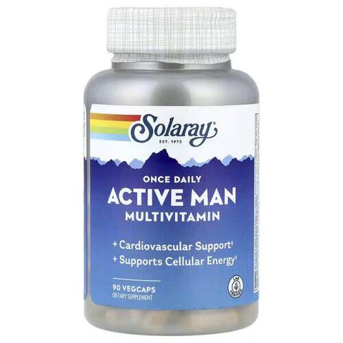 Solaray,Once Daily Active Man Multivitamin, 90 VegCaps