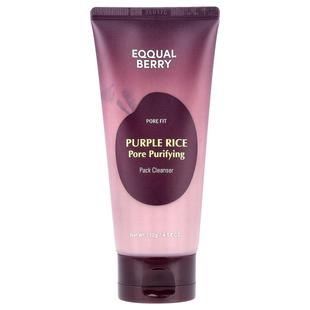 EQQUALBERRY,Purple Rice Pore Purifying Pack Cleanser, 4.58 o