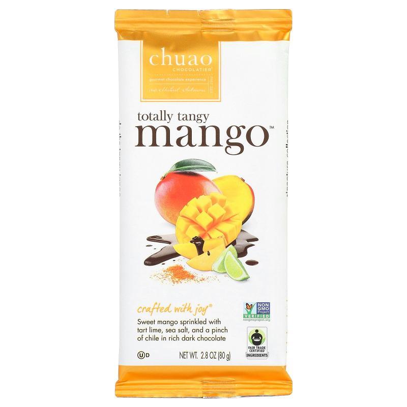 Chuao Chocolatier,Dark Chocolate Bar, Totally Tangy Mango™,