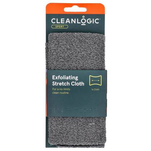 Clean Logic,运动，弹性搓澡布，1 件