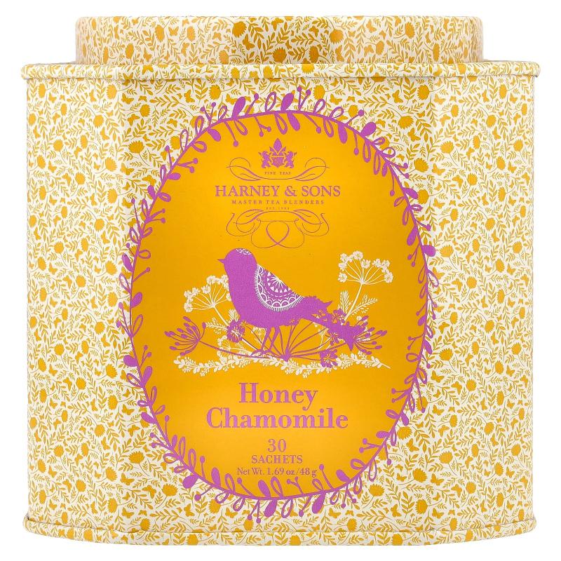 Harney & Sons,Honey Chamomile , 30 Sachets, 1.69 oz (48 g)