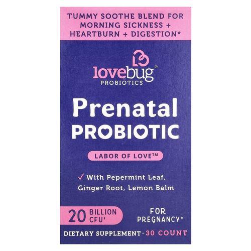 LoveBug Probiotics,孕妇专用益生菌，200 亿 CFU，30 份