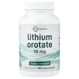 Orotate Lithium 240 Vegetarian Micro Capsule Ingredients