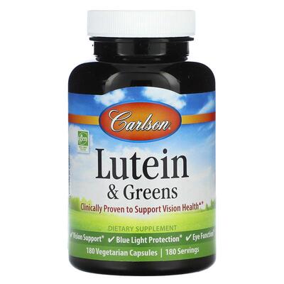 Carlson,Lutein & Greens, 180 Vegetarian Capsules