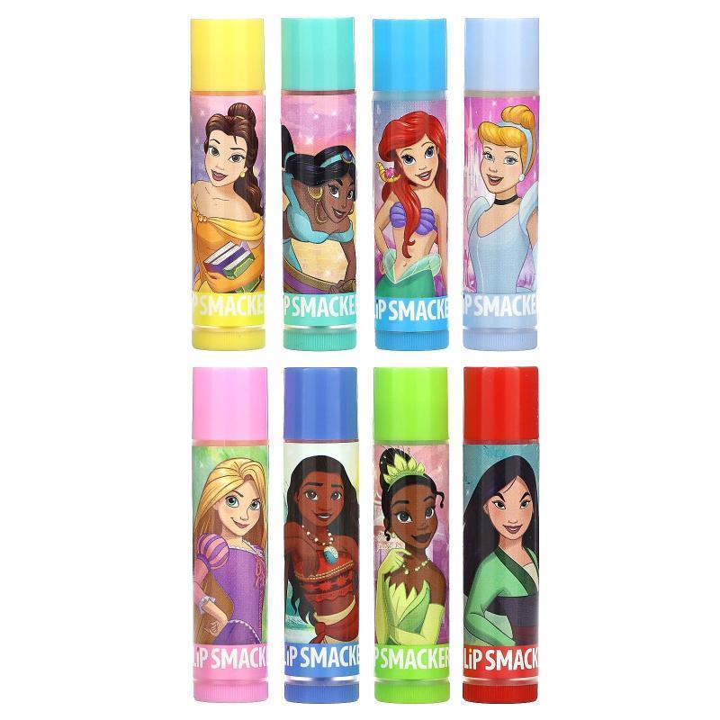 Lip Smacker,Disney Princes, Lip Balm, Party Pack, 8 Pack, 0.