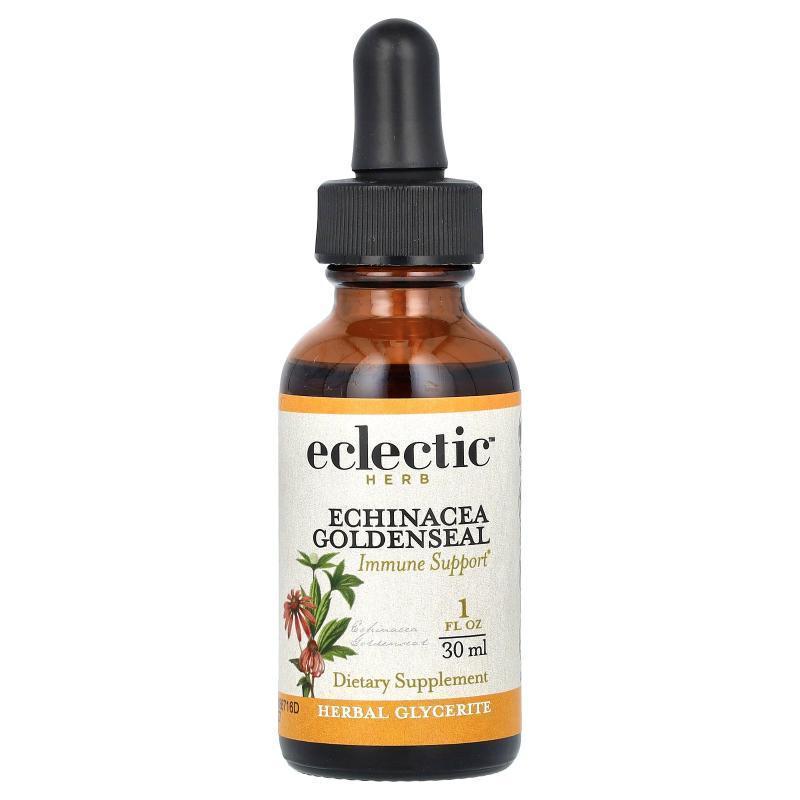 Eclectic Institute,Herb, Echinacea Goldenseal, 1 fl oz (30 m