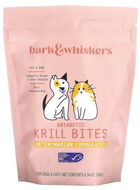 Mercola博士,Bark & Whiskers, Antarctic Krill Bites, For