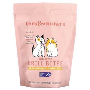 Mercola博士,Bark & Whiskers, Antarctic Krill Bites, For