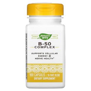 然萃维 50复合物100粒胶囊B族缓释片复合维生素b族