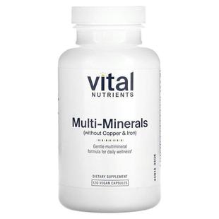 Vital 多种矿物质不含铜和铁 Nutrients