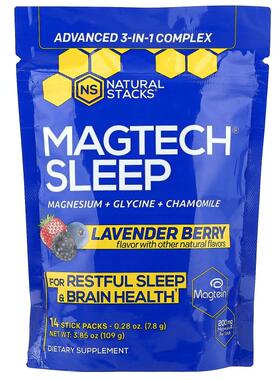Natural Stacks,Magtech® Sleep, Lavender Berry, 14 Stick Pack