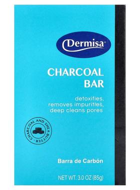 Dermisa,Charcoal Bar Soap, 3 oz (85 g)