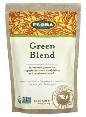 Flora有机发酵蔬菜配方非转基因大麦燕麦小麦羽衣甘蓝蔬菜粉