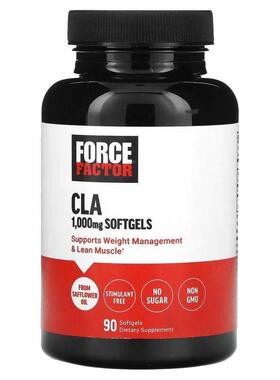 Force Factor,CLA, 1,000 mg, 90 Softgels