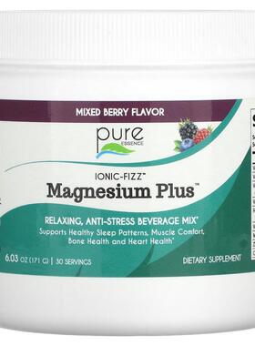 Pure Essence,Ionic-Fizz, Magnesium Plus, Mixed Berry, 6.03 o